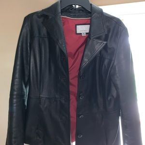 Wilson’s leather coat.